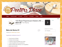 Tablet Screenshot of peetersplace.com.br